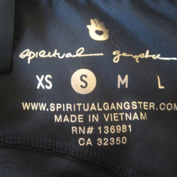 Spiritual Gangster Skylar Frame Bra/Saga SG Tight 2 Pcs Set - Picture 14 of 16